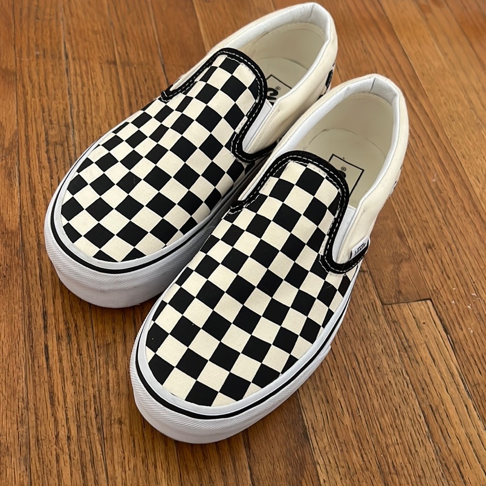 Platform vans size 8